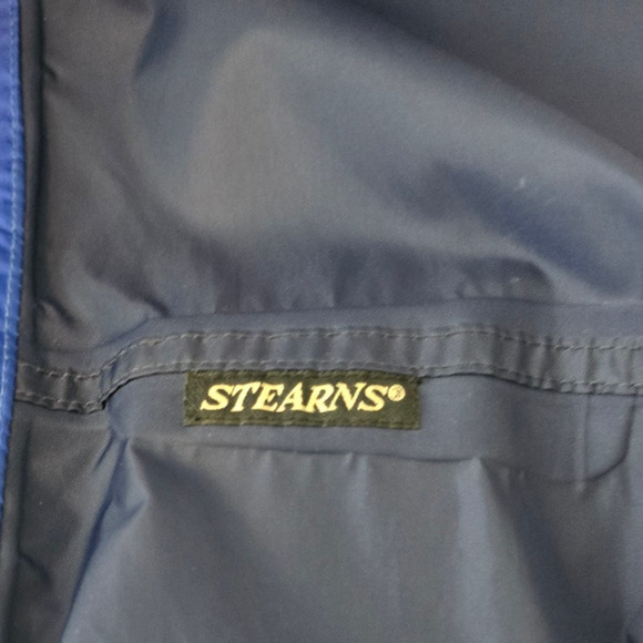 Stearns Dry Wear Packable Sealed Seams Hooded Rain Jacket Blue 2XL - Picture 6 of 6